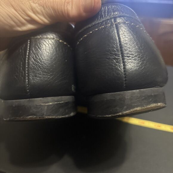 Martin Dingman Leather Horse Bit Loafers Black Size 11.5 Read main image 8